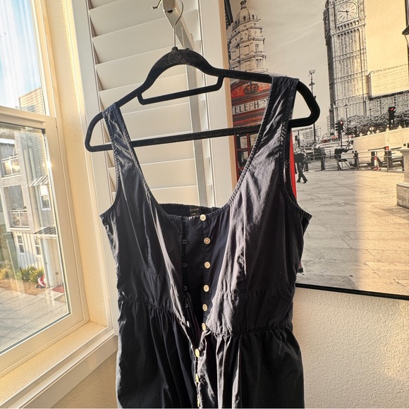 J. Crew. Size 6.  Midnight Blue Maxi with Button Detail - Picture 13 of 13